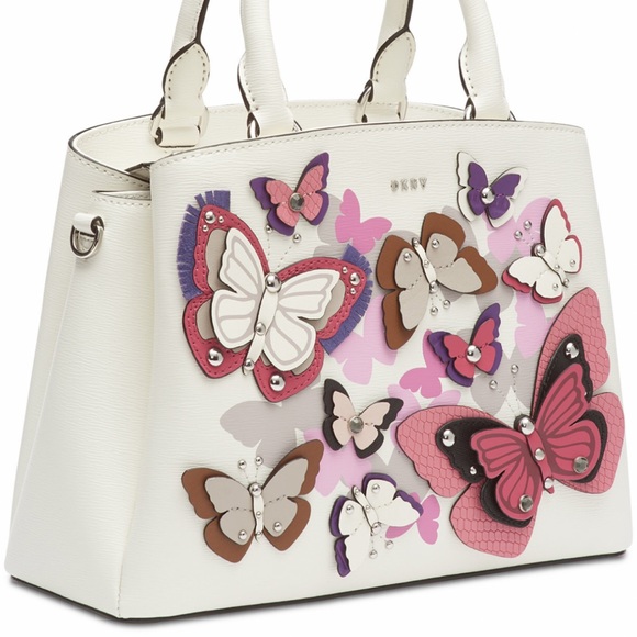 DKNY Paige leather butterfly satchel - Picture 2 of 11